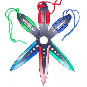 Метательные ножи Aeroblades Цветные